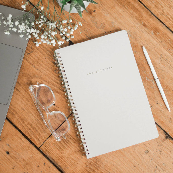 Notebook - Dove Grey Church Notes