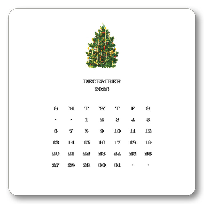 2026 Desk Calendar with Easel