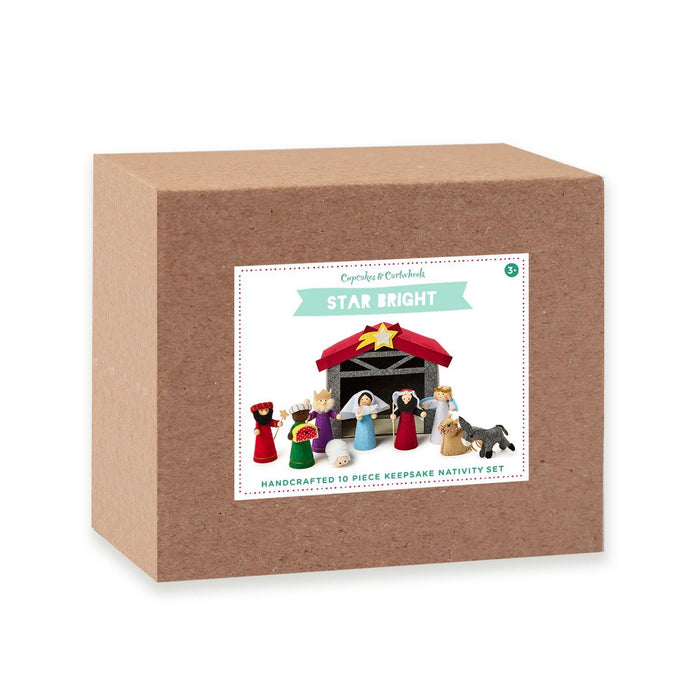 Felt Nativity Set in Gift Box