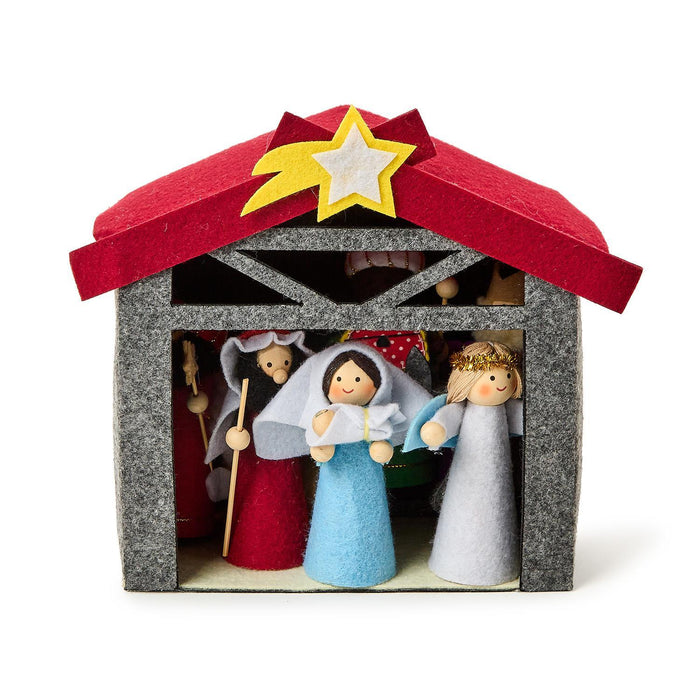 Felt Nativity Set in Gift Box