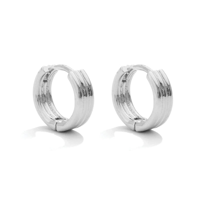 Ripple Hoops, Silver