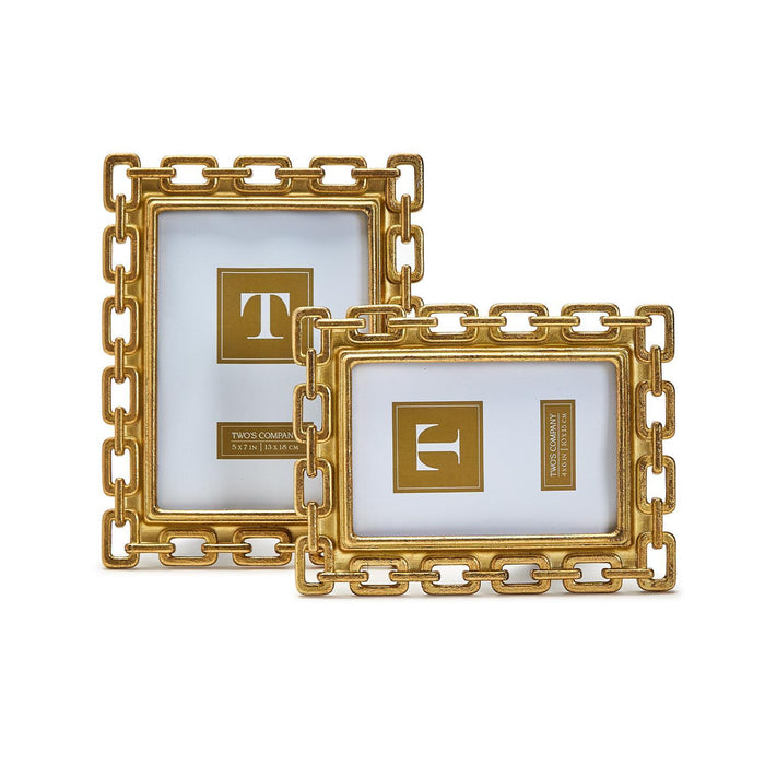 Gold Chain Picture Frame, 2 Sizes