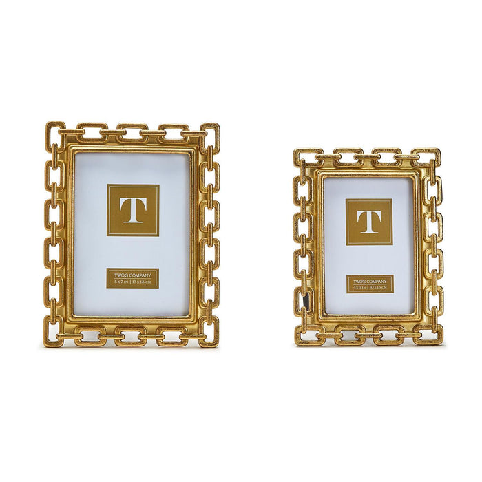 Gold Chain Picture Frame, 2 Sizes