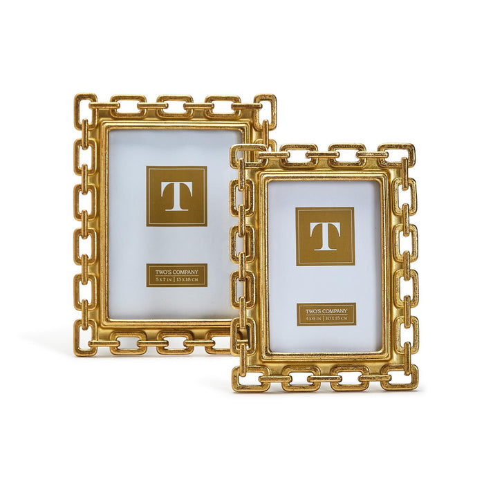 Gold Chain Picture Frame, 2 Sizes