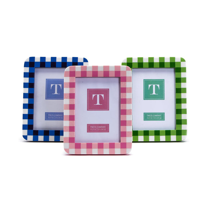 Gingham Photo Frame