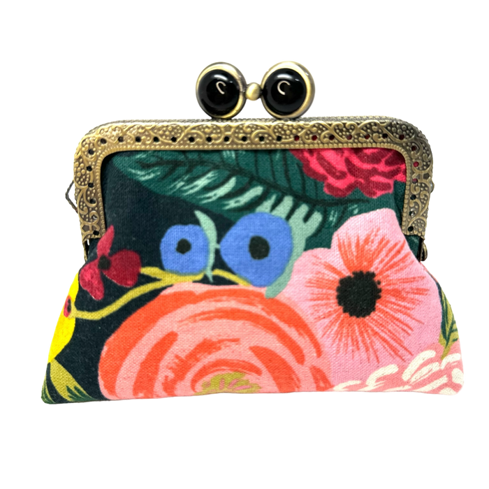 Credit Card Clutch - Joliet Rose: Navy