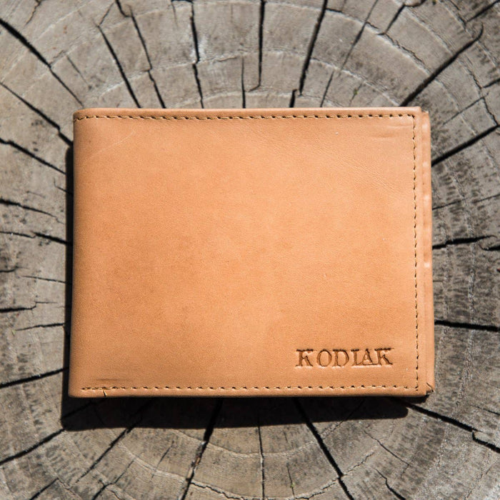 Slim RFID Bifold, Tan
