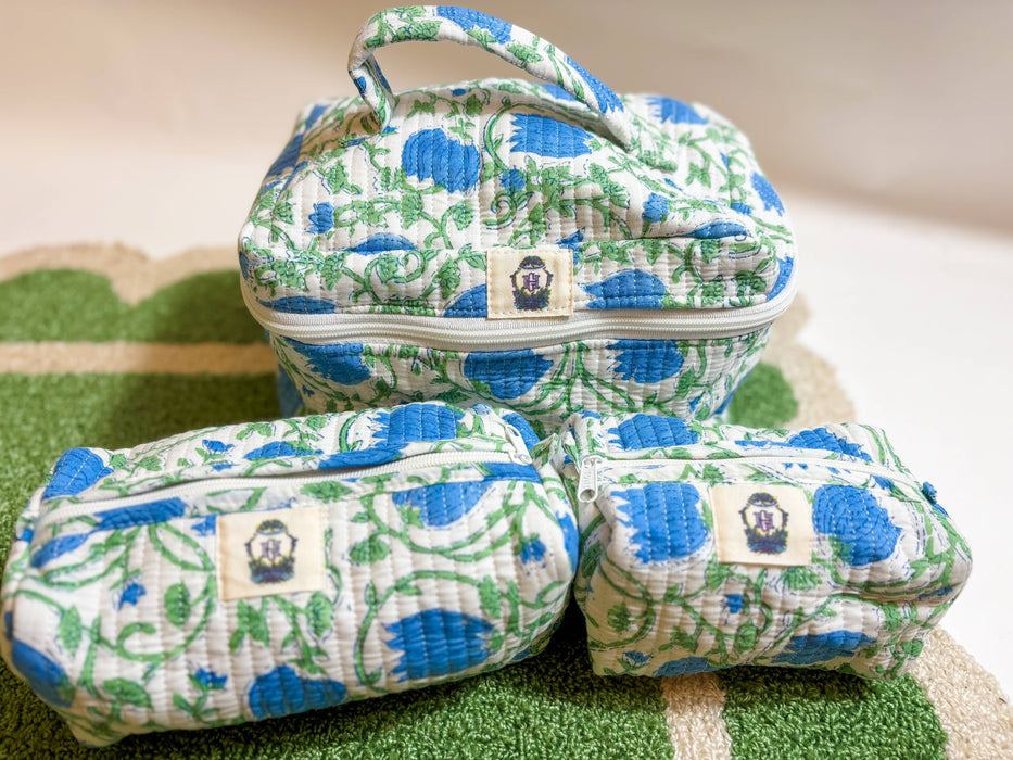 Blue Ivy Cosmetic Bags, 3 Sizes