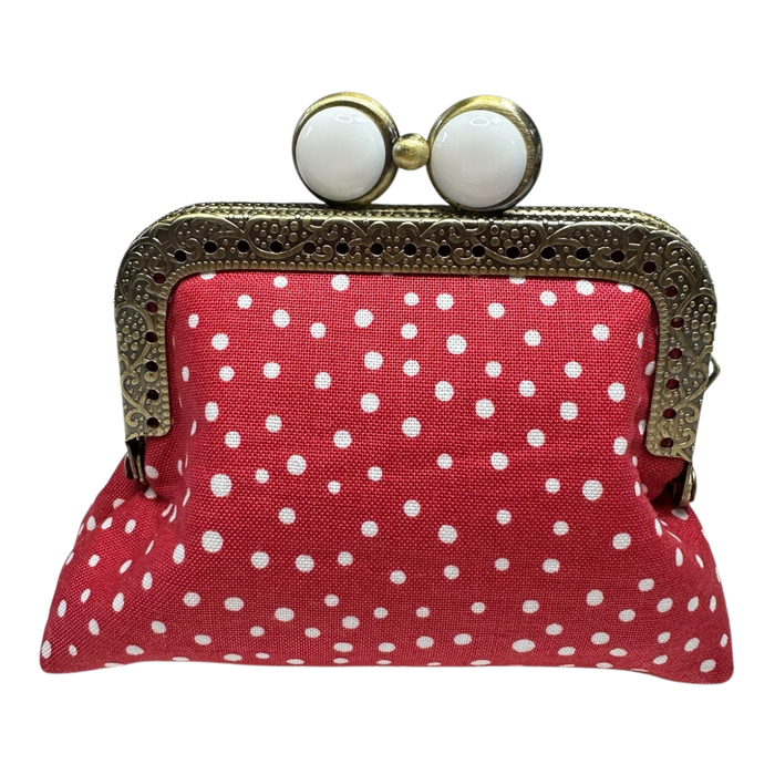 Mini Clutch Coin Purse - Party Polka Dot