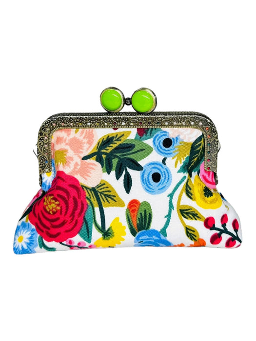 Credit Card Clutch-Garden Party Cream