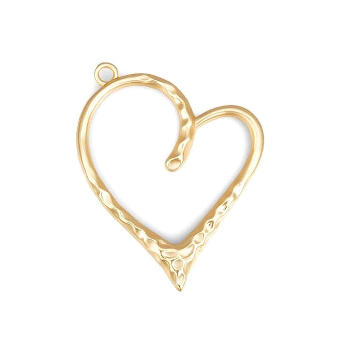 Arbor scarf necklace w/Hammered Heart