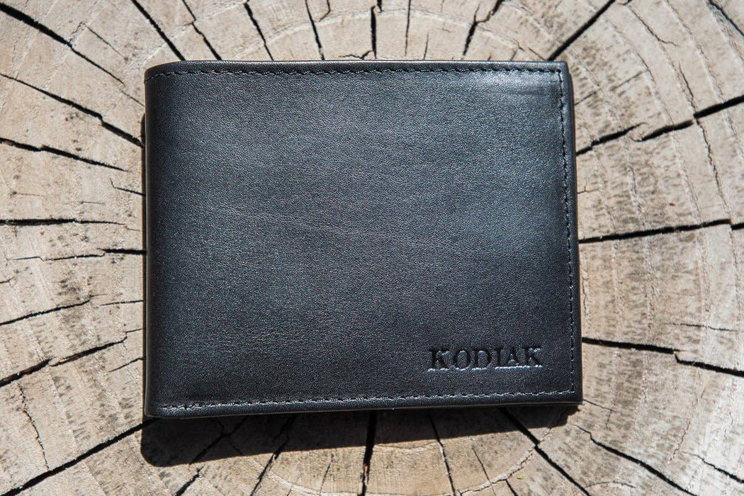 Slim RFID Bifold, Black