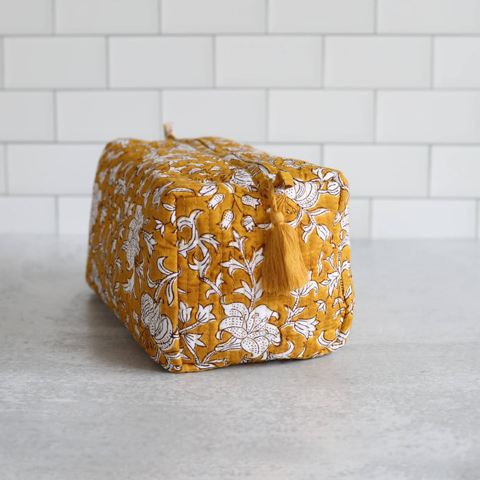 Cosmetic Bag Pacho Saffron Floral