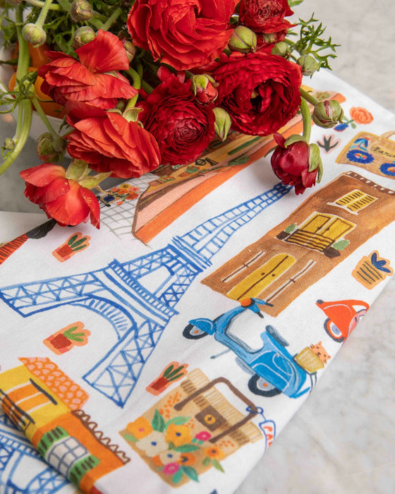 Ooh La La Cotton Tea Towel