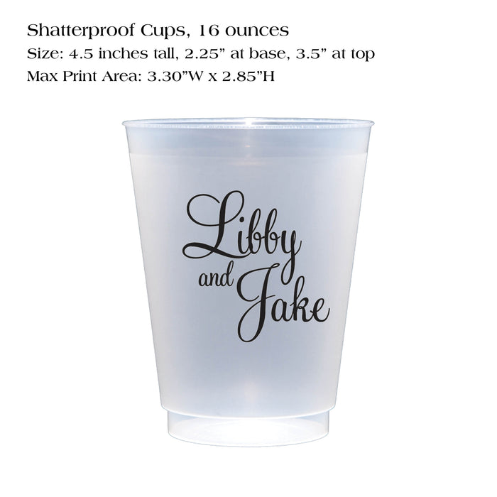Shatterproof Cup, Casual Script