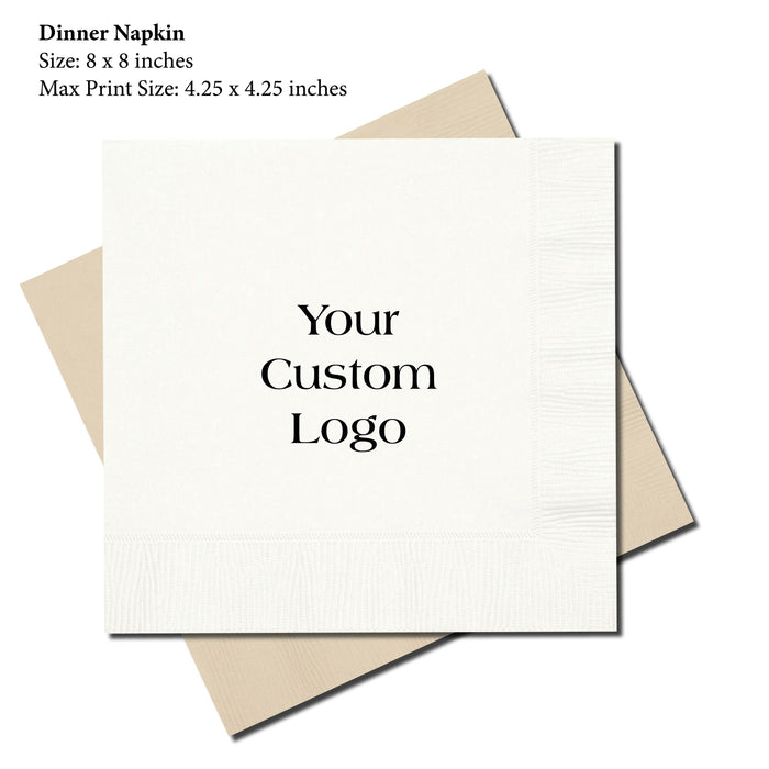 Dinner Napkin, Custom Logo