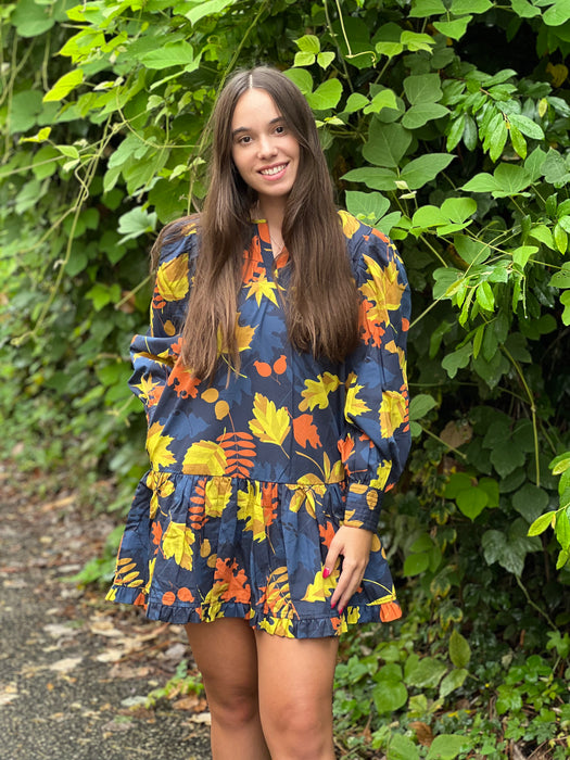 Ollie Dress, Maple Leaves