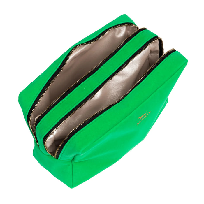 Scout 2-Way Toiletry Bag, Green Velvet
