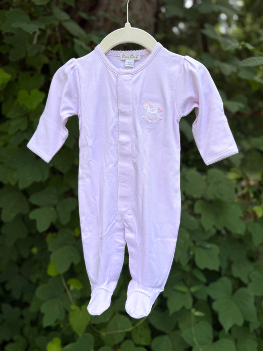 Rocking Horse Footie, Pink