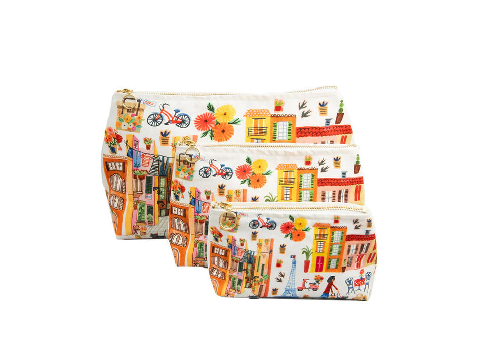 Cosmetic Bag, Ooh La La House, 3 Sizes
