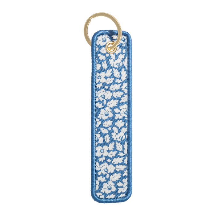 Keyring, Liberty Feather Blue