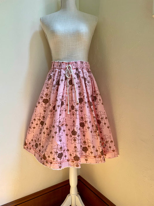 French Market Skirt, Short, Pink Chandelier