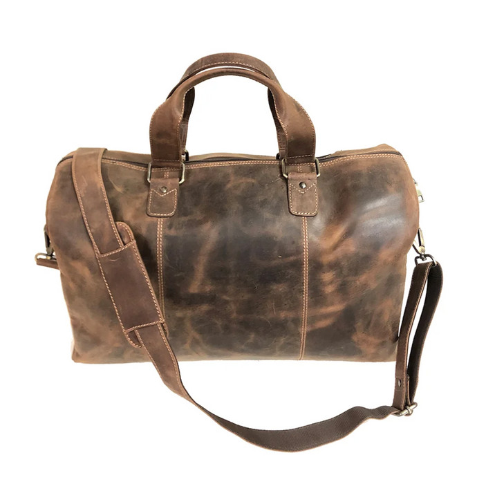 Leather Duffle Bag, Large