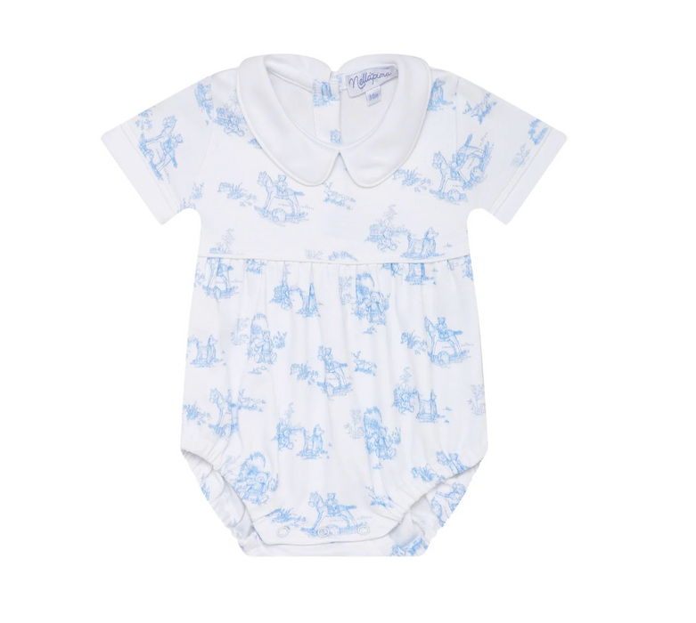 Baby Bubble, Blue Toile