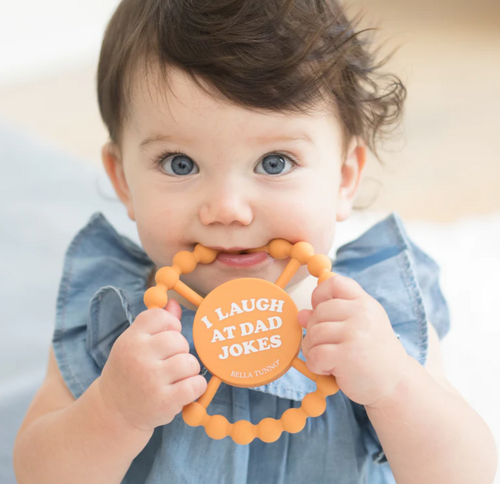 Teether, I Laugh at Dad Jokes, Apricot