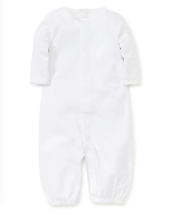 Pima Cotton Converter Gown, White Trim