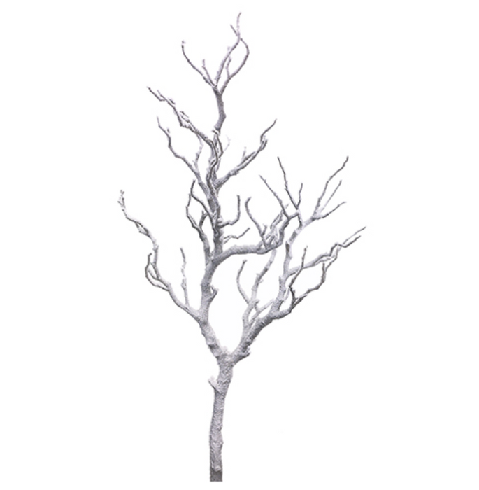 Snow Covered Twig Branch