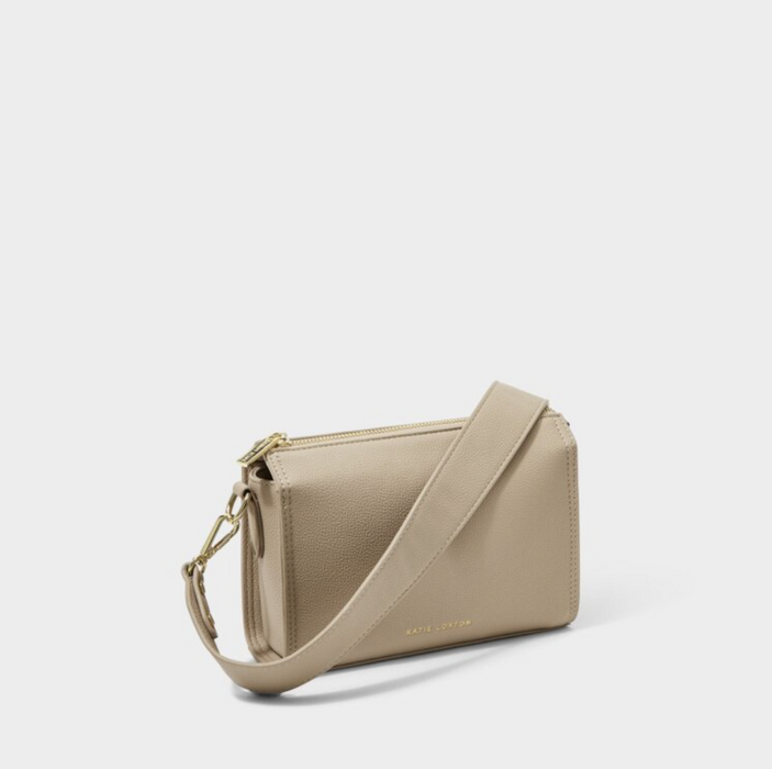 Zana Crossbody Bag, Light Taupe