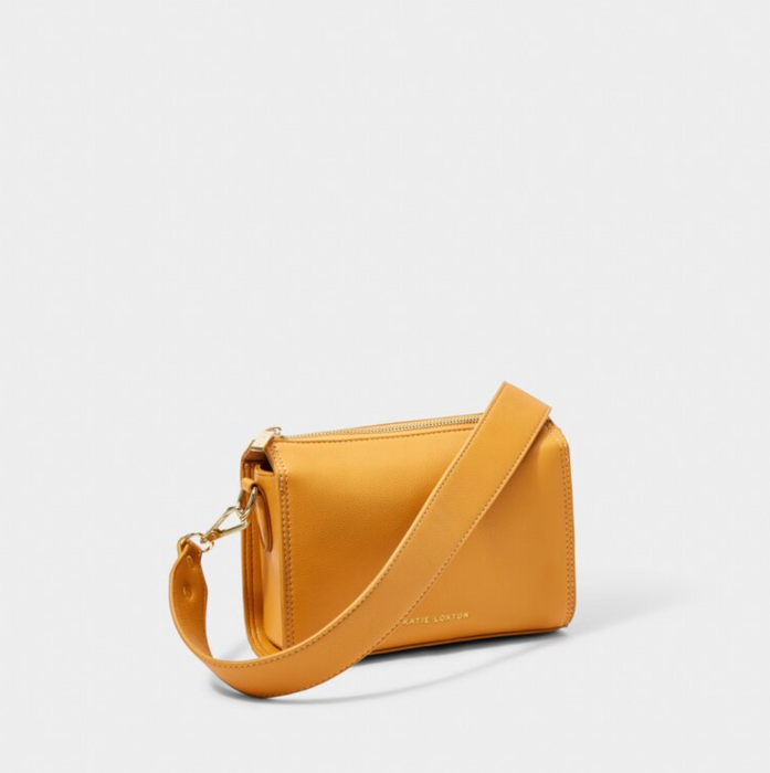 Zana Crossbody Bag, Dark Amber