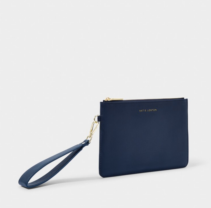 Zana Wristlet Pouch, Navy