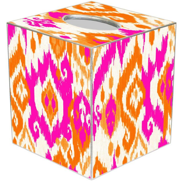 Sunrise Ikat Tissue Box Cover