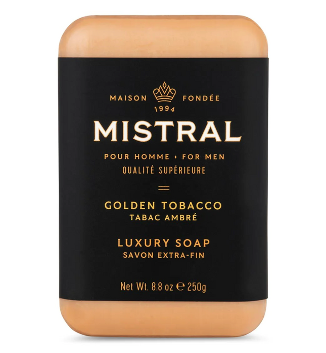 Men's Bar Soap, Golden Tobacco