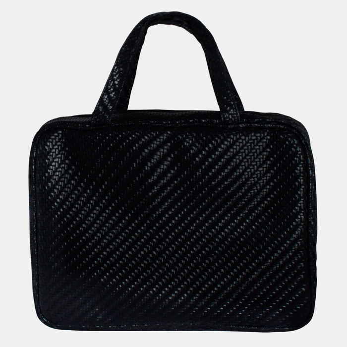 Herringbone Hanging Bag, Licorice