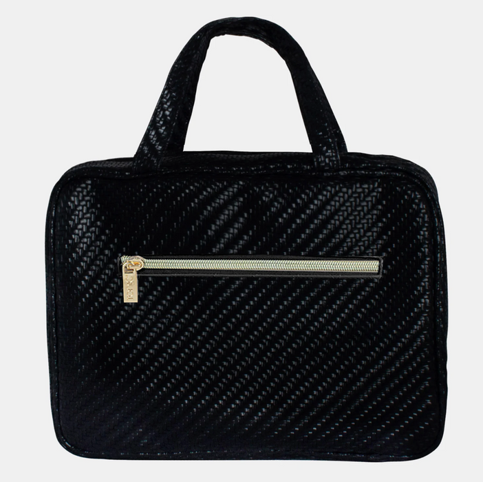 Herringbone Hanging Bag, Licorice