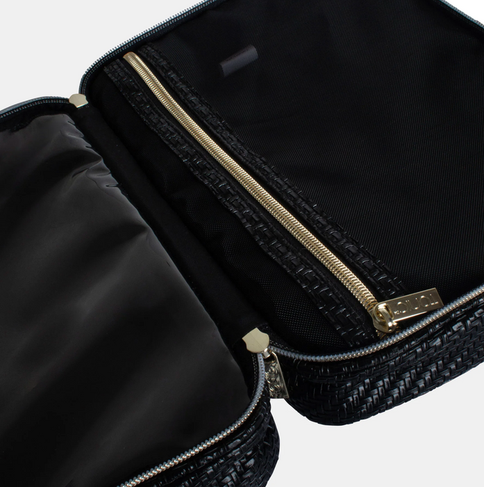 Herringbone Hanging Bag, Licorice