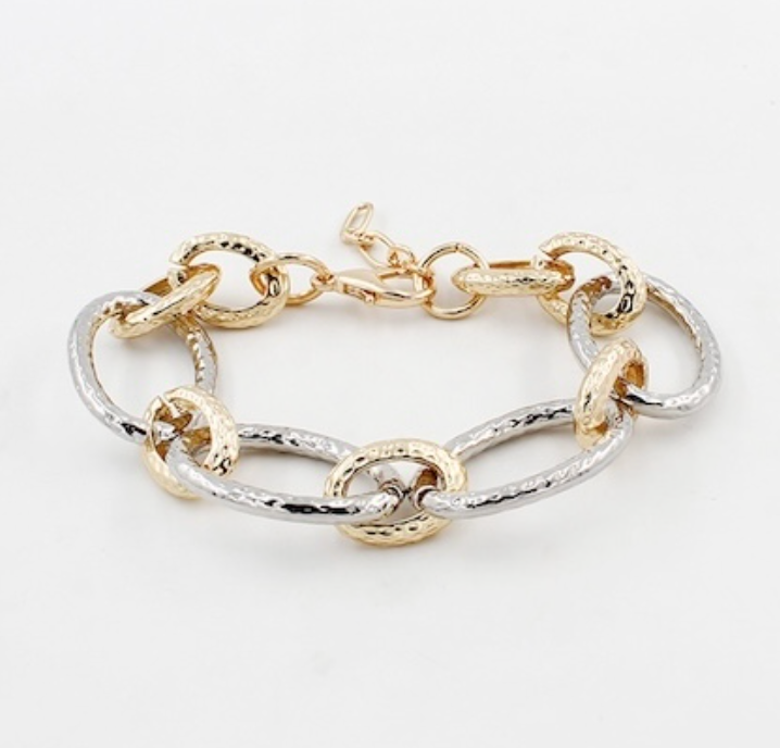 Bracelet, Lase Gold & Silver