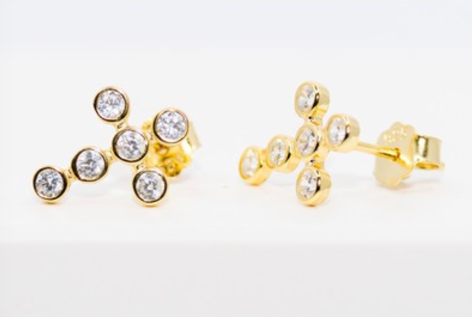 Earrings, Sheba Gold