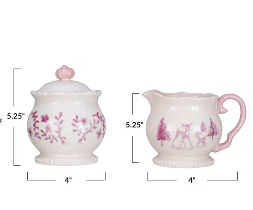 Holiday Sugar & Creamer Set