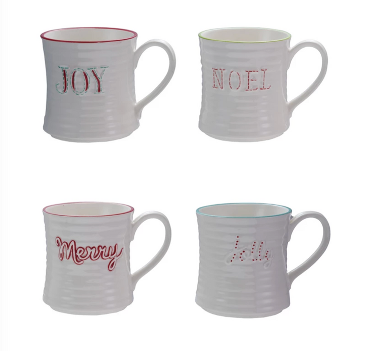 Stoneware Mug, 4 Styles