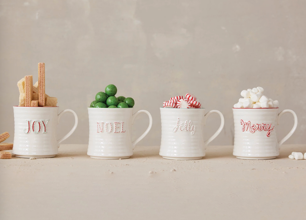 Stoneware Mug, 4 Styles