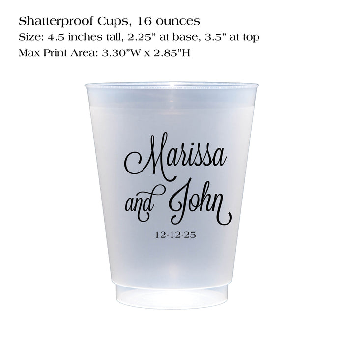 Shatterproof Cup, Script & Date