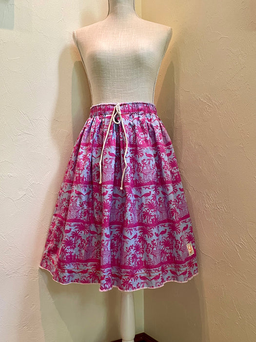 French Market Skirt, Short, St. Lucia Fuchsia