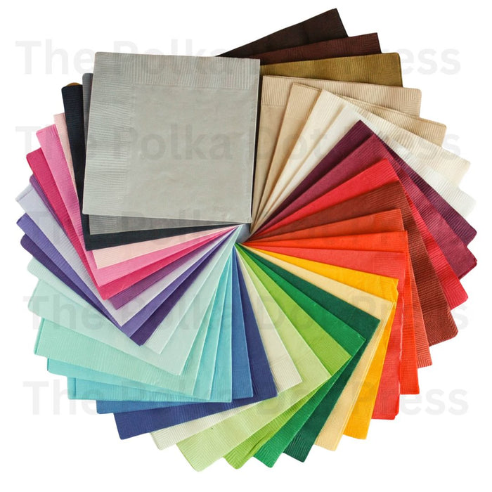 Luncheon Napkin, Striped Initial