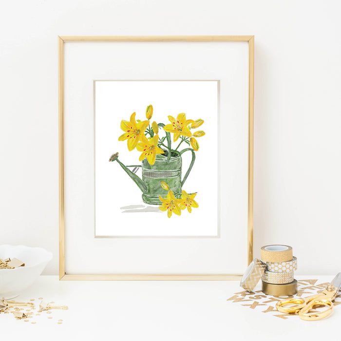 Art Print, Watering Can