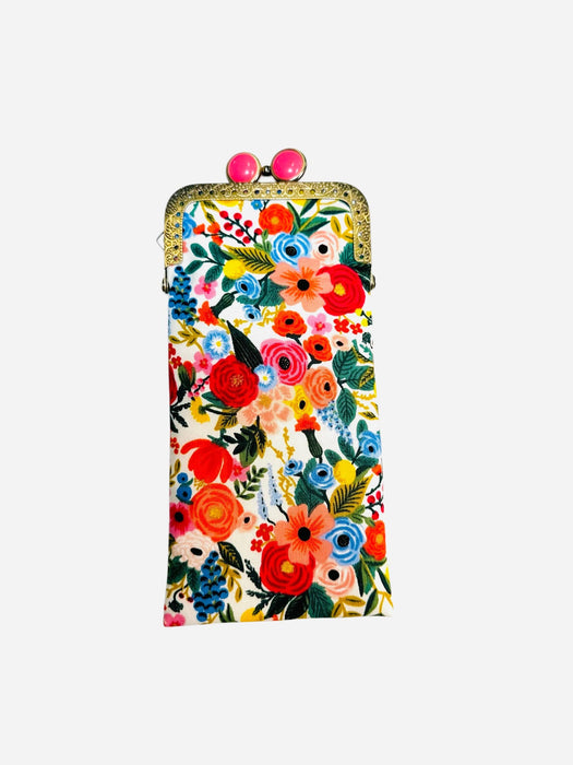 Eyeglass Case - Petite Garden Party Cream