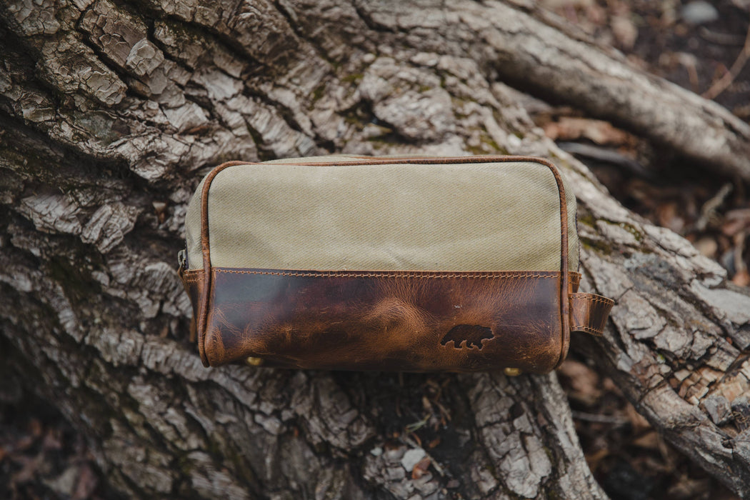 Canvas Dopp Bag, Sage
